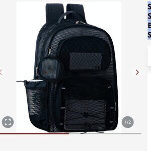 Large Mesh Backpack 40L See Through NEW IN BOX